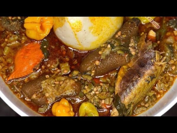 Banku With Okra Stew
